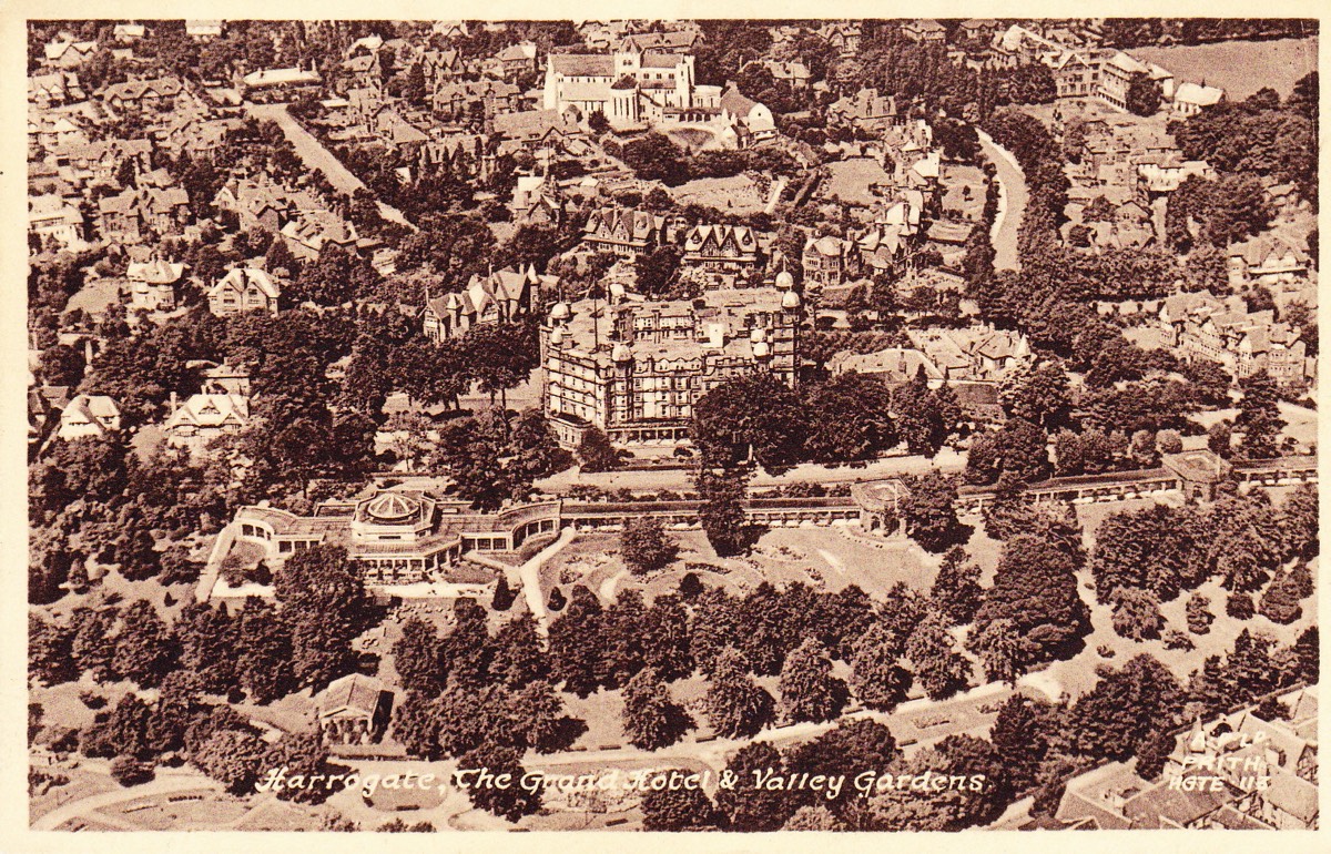 Valley Gardens and the Grand Hotel from the Air