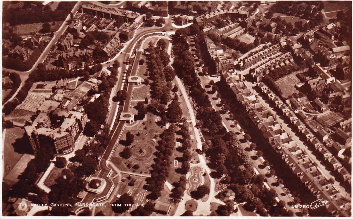 Valley Gardens from the Air - Eastern Portion c.1909*