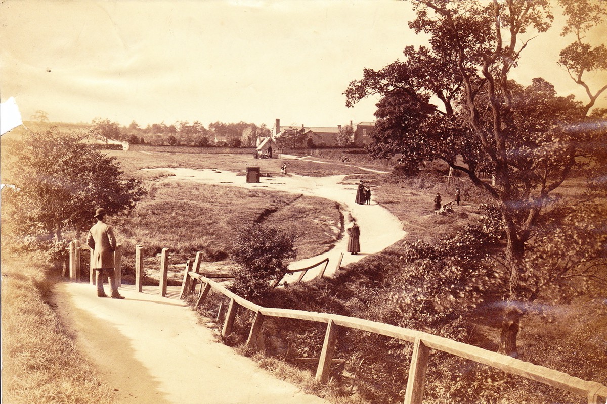 Valley Gardens and Old Magnesia Well Pump Room - c.1860s 