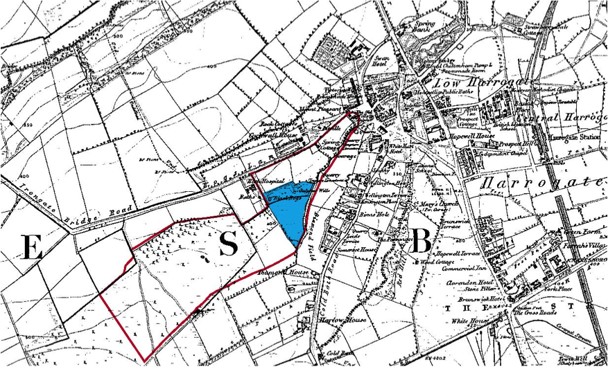 Map of Bogs Field 1778