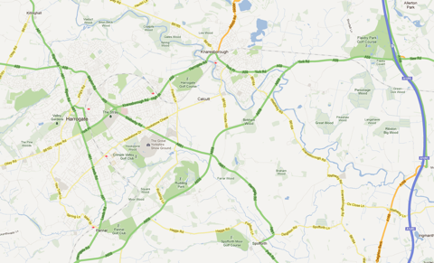 Map of Harrogate