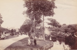 The Rockery with paths on both sides of the stream*