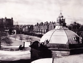 Garden Entrance from Pump Room Roof*