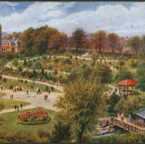 Valley Gardens Showing Tea House, Bandstand, and Cafe