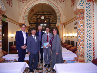 Ambassador visits Turkish Baths