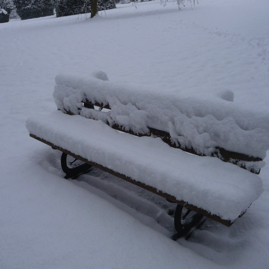 Photo 33 - Bench with Snow
