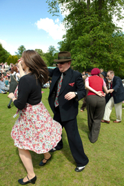 dancing in a row by Ross Billows