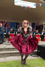 lady dancing to the band by Ross Billows