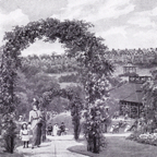 Artist A. R. Quinton's Impression of Rose Laden Arches - c.1900