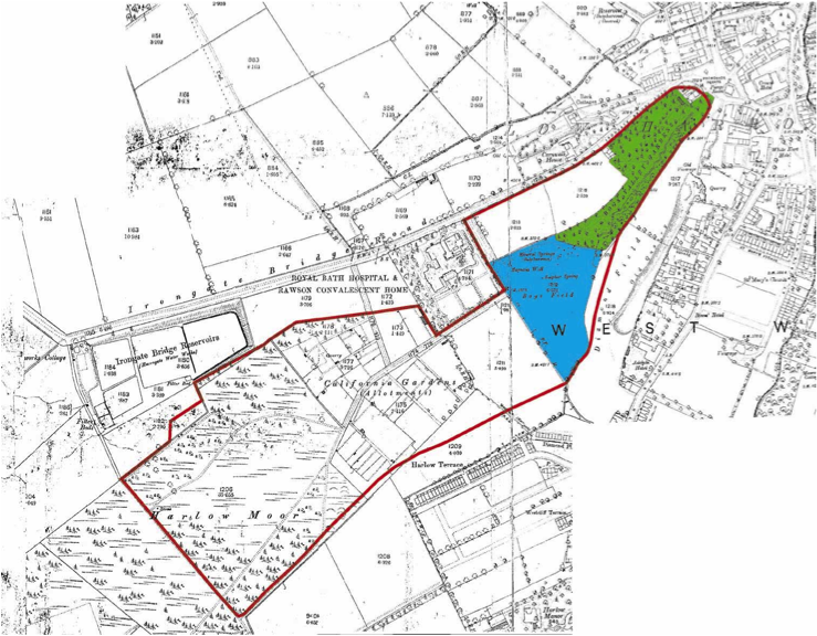 Map of Original Pleasure Grounds 1886