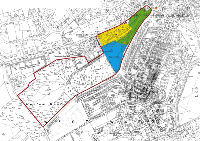 Extension of the Gardens to Collins Field 1901 and Bogs Field 1911