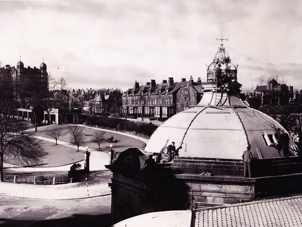 Garden Entrance from Pump Room Roof*